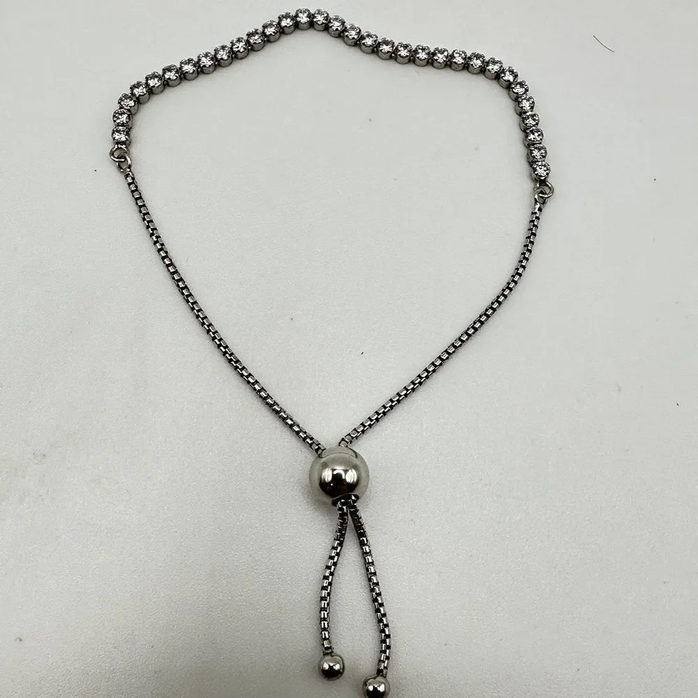 Pandora Rhinestone‎ and adjustable tennis bracelet!